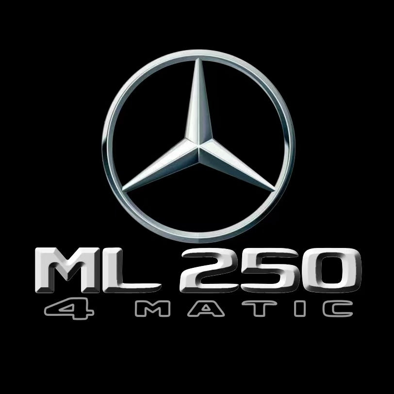 MERCEDES BENZ LOGO PROJECTOT LIGHTS Nr.03 (cantidad 1 = 1 juego/2 luces de puerta)