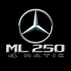 MERCEDES BENZ LOGO PROJECTOT LIGHTS Nr.03 (cantidad 1 = 1 juego/2 luces de puerta)