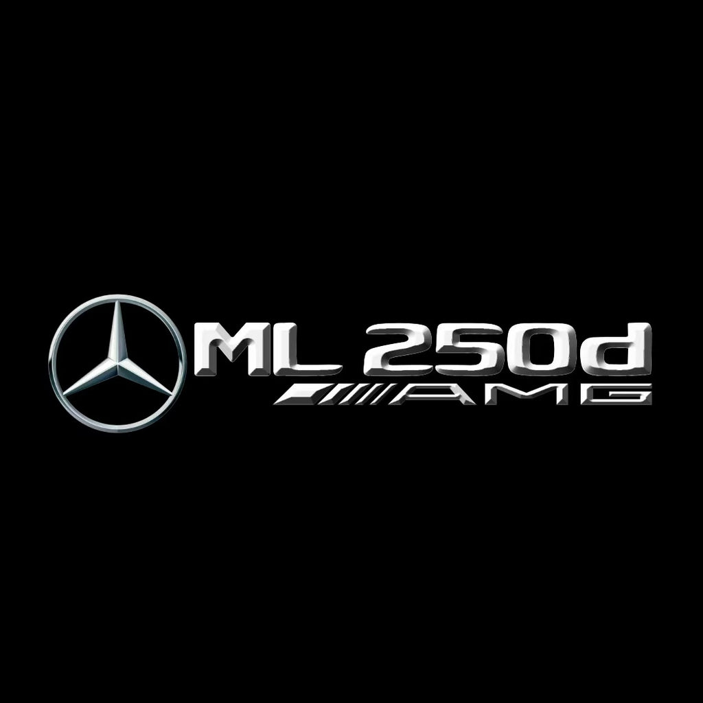 MERCEDES BENZ LOGO PROJECTOT LIGHTS Nr.03 (cantidad 1 = 1 juego/2 luces de puerta)