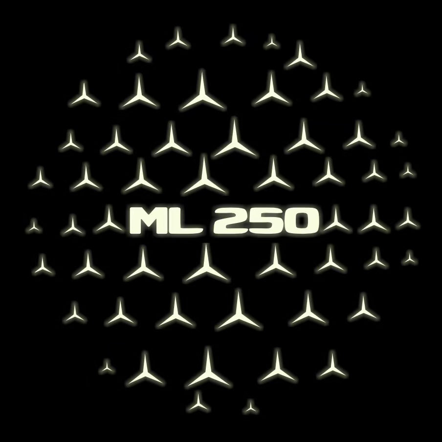 MERCEDES BENZ LOGO PROJECTOT LIGHTS Nr.03 (cantidad 1 = 1 juego/2 luces de puerta)