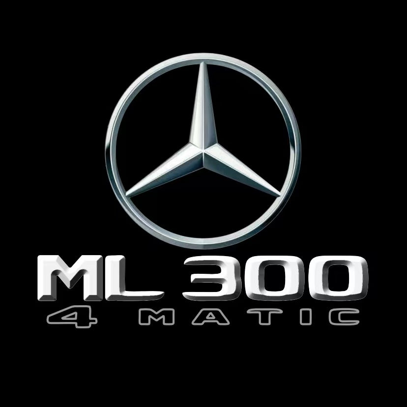 أضواء بروجكتور شعار MERCEDES BENZ رقم 03 (الكمية 1 = 1 مجموعة / 2 أضواء باب)