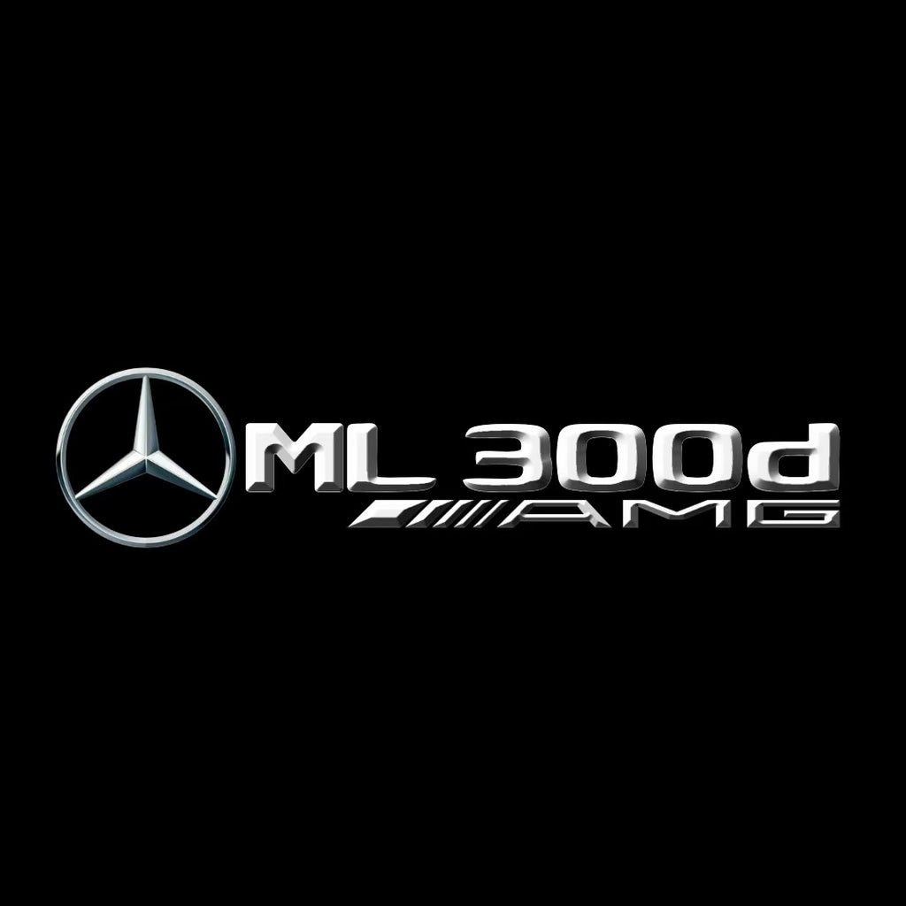 أضواء بروجكتور شعار MERCEDES BENZ رقم 03 (الكمية 1 = 1 مجموعة / 2 أضواء باب)