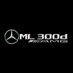 أضواء بروجكتور شعار MERCEDES BENZ رقم 03 (الكمية 1 = 1 مجموعة / 2 أضواء باب)