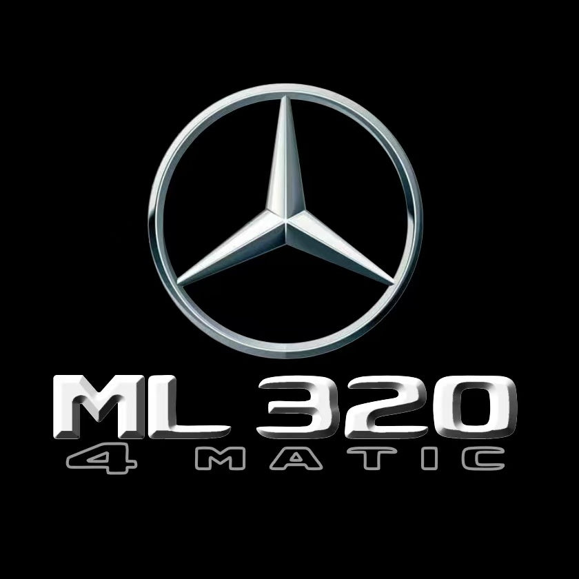 أضواء بروجكتور شعار MERCEDES BENZ رقم 03 (الكمية 1 = 1 مجموعة / 2 أضواء باب)