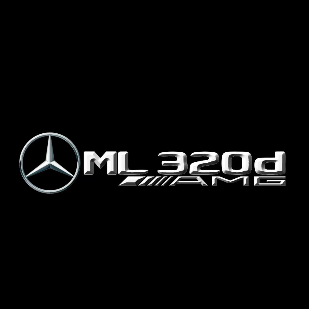 MERCEDES BENZ LOGO PROJECTOT LIGHTS Nr.03 (cantidad 1 = 1 juego/2 luces de puerta)