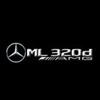 MERCEDES BENZ LOGO PROJECTOT LIGHTS Nr.03 (cantidad 1 = 1 juego/2 luces de puerta)