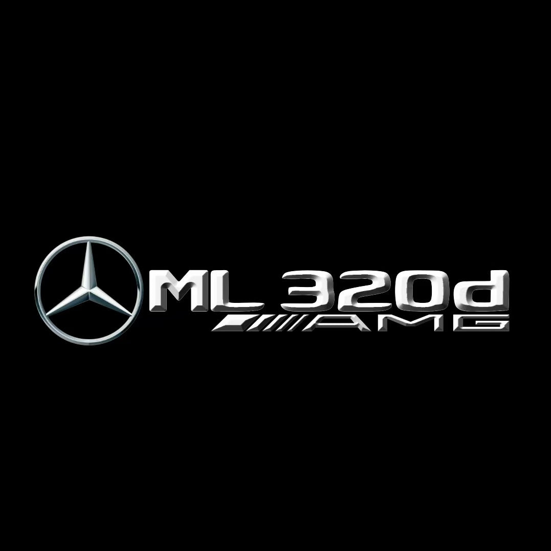 MERCEDES BENZ LOGO PROJECTOT LIGHTS Nr.03 (cantidad 1 = 1 juego/2 luces de puerta)