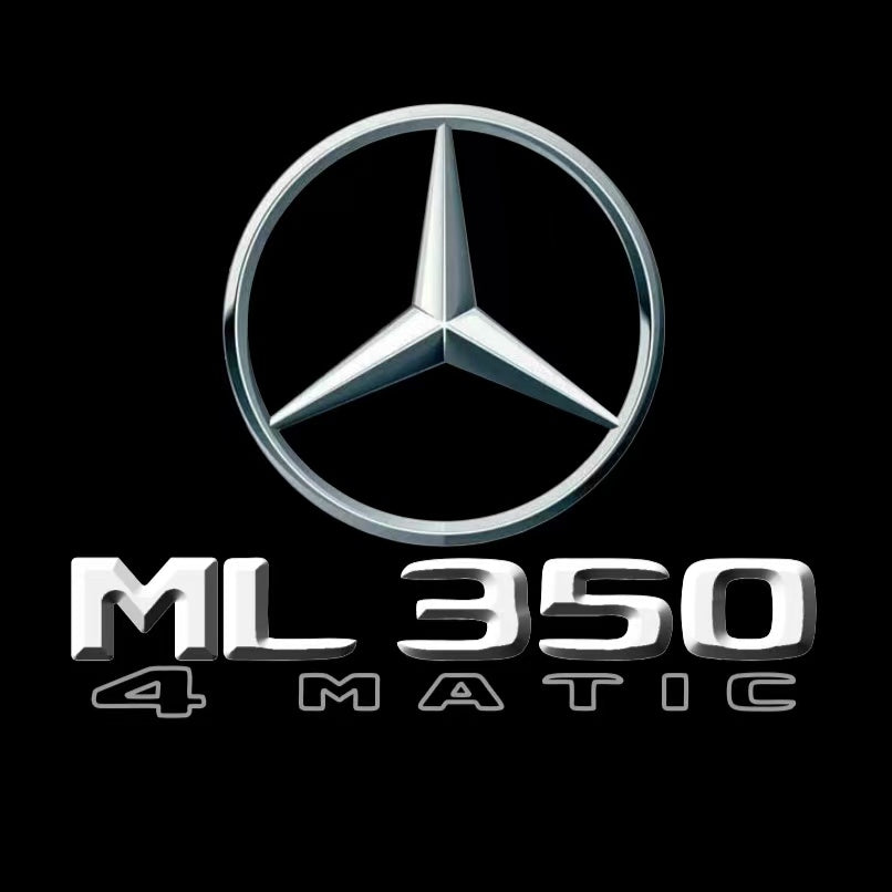 أضواء بروجكتور شعار MERCEDES BENZ رقم 03 (الكمية 1 = 1 مجموعة / 2 أضواء باب)