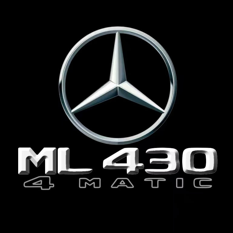 أضواء بروجكتور شعار MERCEDES BENZ رقم 03 (الكمية 1 = 1 مجموعة / 2 أضواء باب)