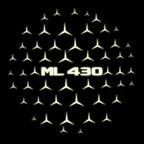 MERCEDES BENZ LOGO PROJECTOT LIGHTS Nr.03 (cantidad 1 = 1 juego/2 luces de puerta)