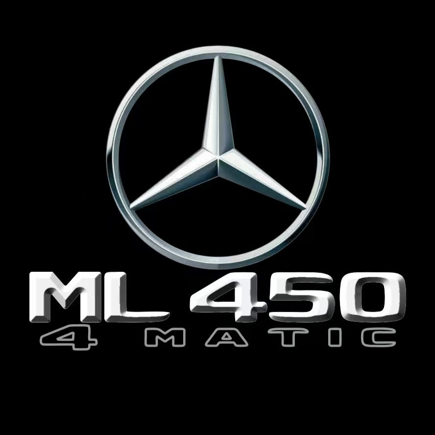 MERCEDES BENZ LOGO PROJECTOT LIGHTS Nr.03 (cantidad 1 = 1 juego/2 luces de puerta)