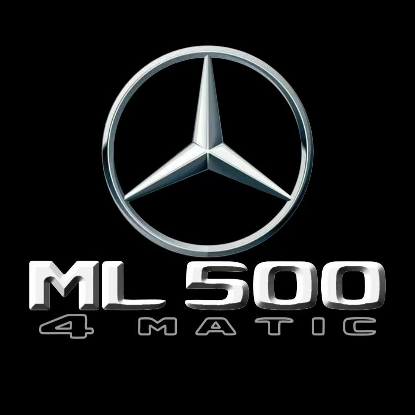 أضواء بروجكتور شعار MERCEDES BENZ رقم 03 (الكمية 1 = 1 مجموعة / 2 أضواء باب)