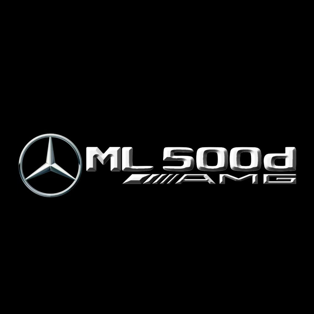 أضواء بروجكتور شعار MERCEDES BENZ رقم 03 (الكمية 1 = 1 مجموعة / 2 أضواء باب)