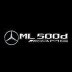 أضواء بروجكتور شعار MERCEDES BENZ رقم 03 (الكمية 1 = 1 مجموعة / 2 أضواء باب)