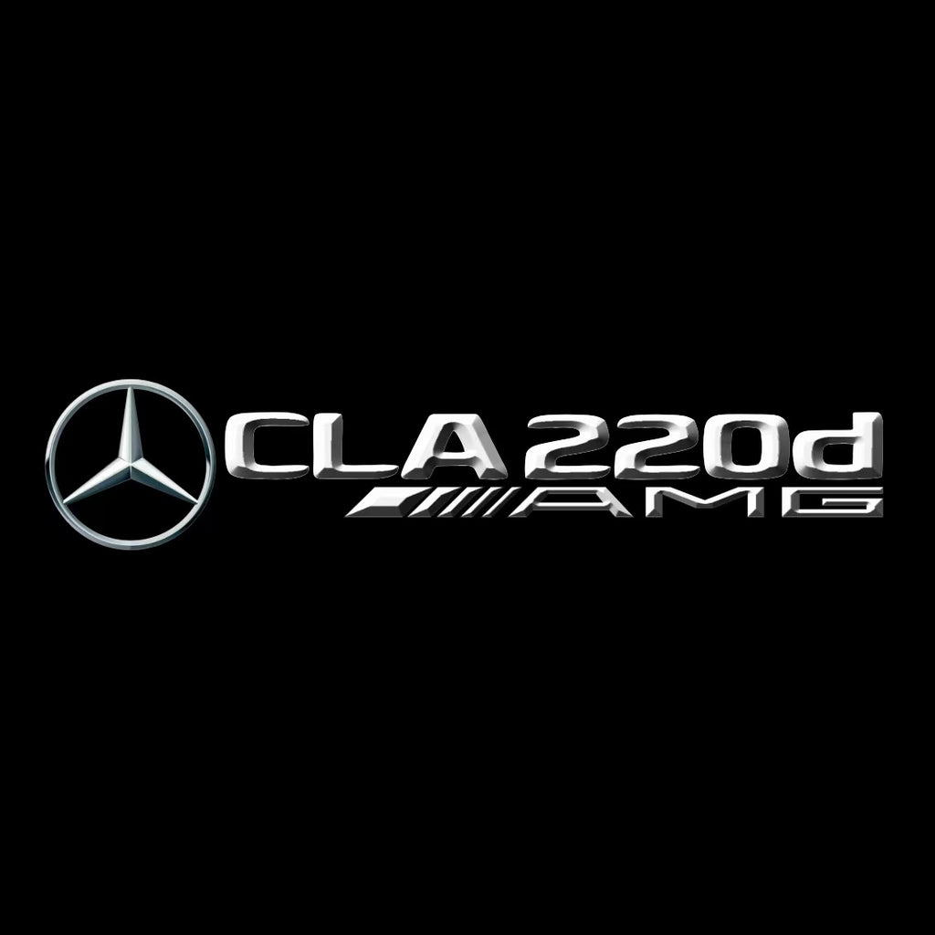 MERCEDES BENZ LOGO PROJECTOT LIGHTS Nr.03 (cantidad 1 = 1 juego/2 luces de puerta)
