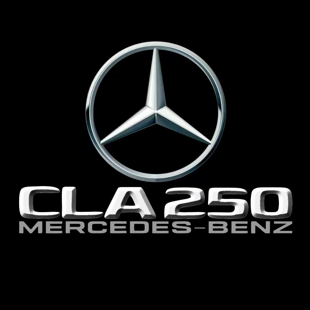 MERCEDES BENZ LOGO PROJECTOT LIGHTS Nr.03 (cantidad 1 = 1 juego/2 luces de puerta)