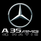 أضواء بروجكتور شعار MERCEDES BENZ رقم 03 (الكمية 1 = 1 مجموعة / 2 أضواء باب)