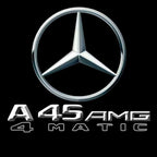 MERCEDES BENZ A45 AMG  LOGO PROJECTOR LIGHTS  (quantity 1 = 1 sets/2 door lights)Nr.03f020
