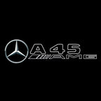 MERCEDES BENZ A45 AMG LOGO PROJECTOR LIGHTS  (quantity 1 = 1 sets/2 door lights)Nr.03f019