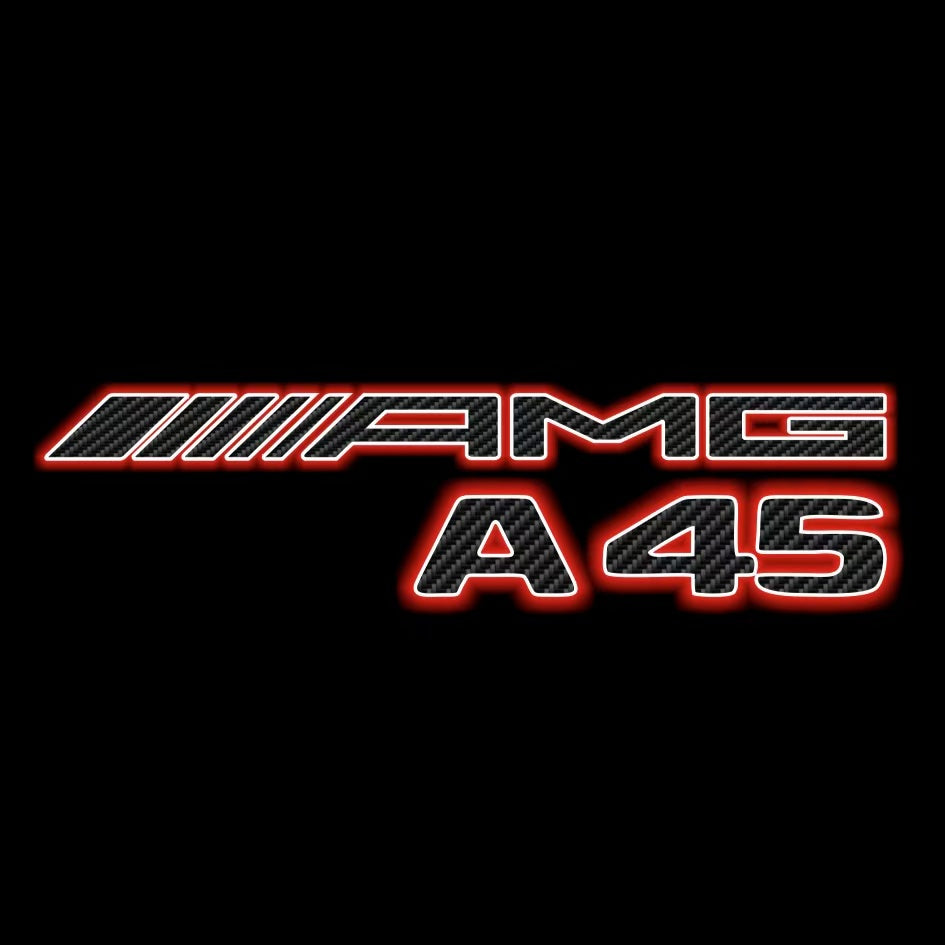 MERCEDES BENZ A45 AMG   LOGO PROJECTOR LIGHTS  (quantity 1 = 1 sets/2 door lights)Nr.03f017