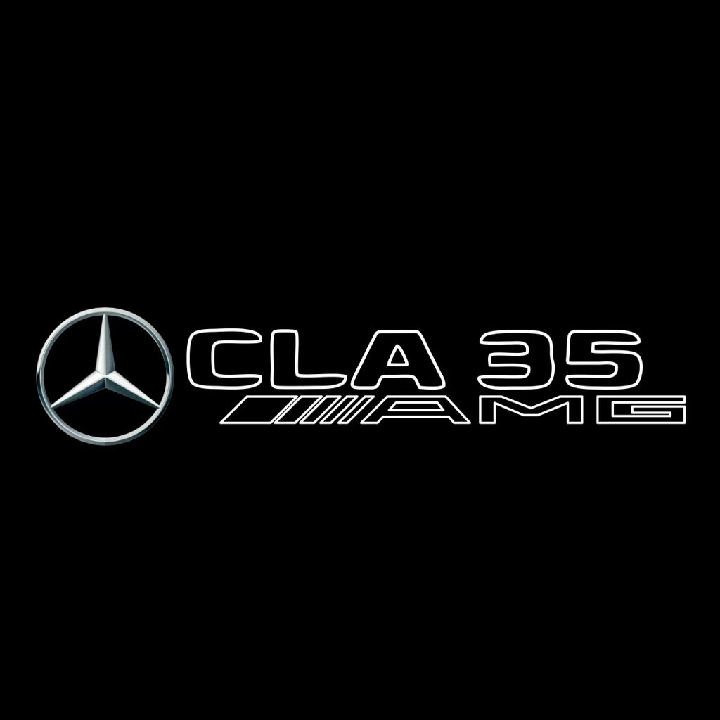 LUCI PROIETTORI LOGO MERCEDES BENZ Nr.03 (quantità 1 = 1 set / 2 luci porta)