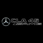 LUCI PROIETTORI LOGO MERCEDES BENZ Nr.03 (quantità 1 = 1 set / 2 luci porta)
