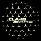 MERCEDES BENZ LOGO PROJECTOT LIGHTS Nr.03 (cantidad 1 = 1 juego/2 luces de puerta)