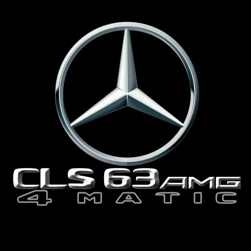 أضواء بروجكتور شعار MERCEDES BENZ رقم 03 (الكمية 1 = 1 مجموعة / 2 أضواء باب)