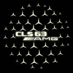 MERCEDES BENZ LOGO PROJECTOT LIGHTS Nr.03 (cantidad 1 = 1 juego/2 luces de puerta)
