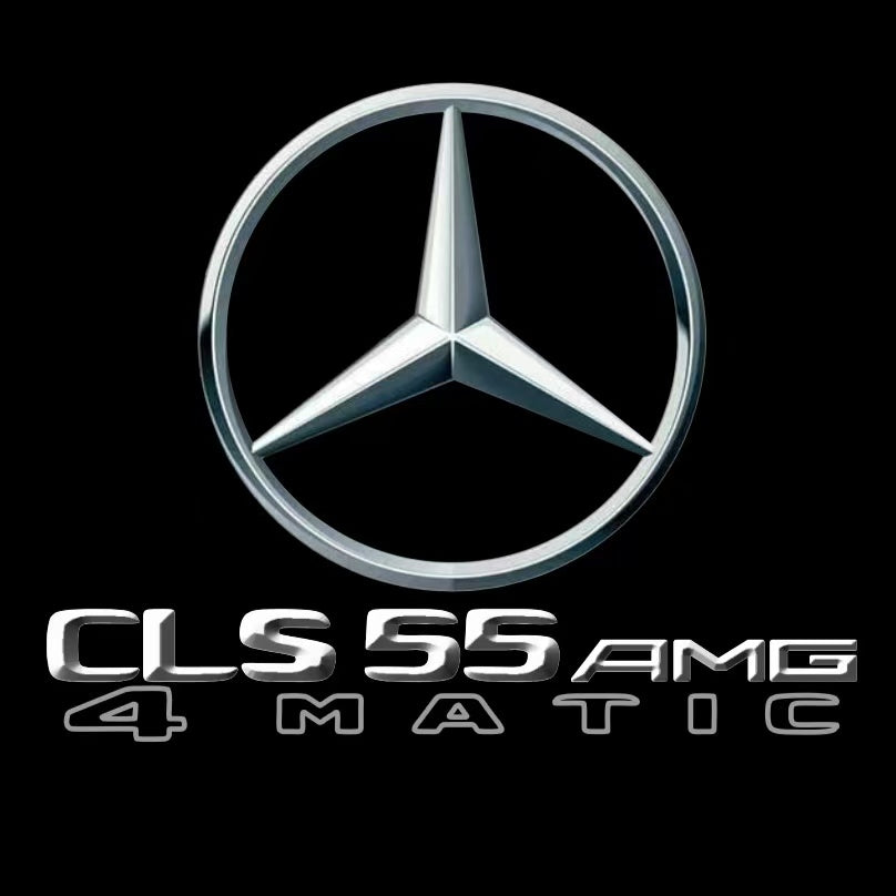 أضواء بروجكتور شعار MERCEDES BENZ رقم 03 (الكمية 1 = 1 مجموعة / 2 أضواء باب)