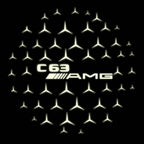 MERCEDES BENZ LOGO PROJECTOT LIGHTS Nr.03 (cantidad 1 = 1 juego/2 luces de puerta)