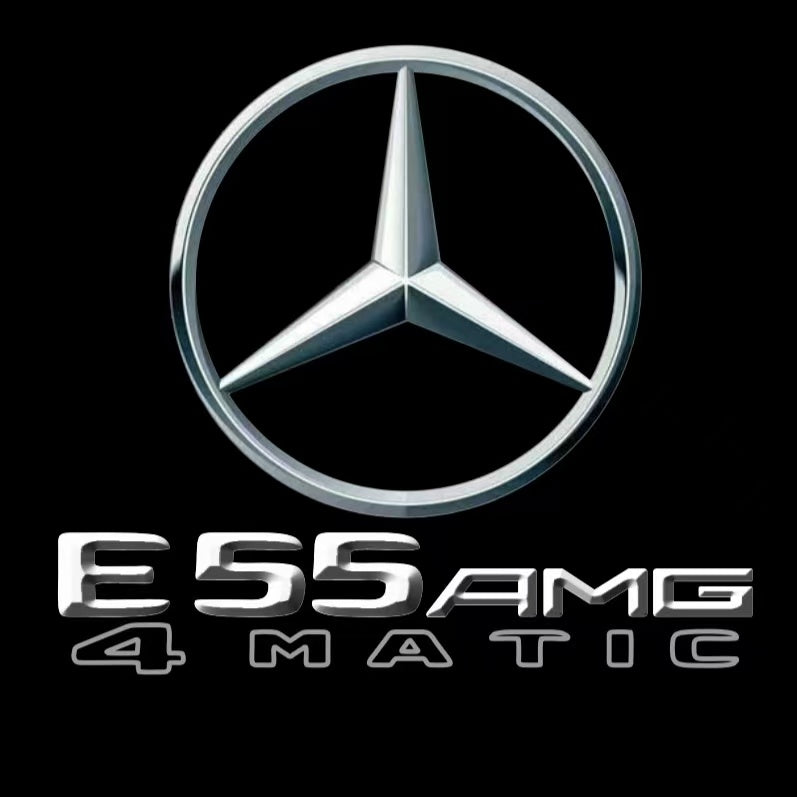 أضواء بروجكتور شعار MERCEDES BENZ رقم 03 (الكمية 1 = 1 مجموعة / 2 أضواء باب)