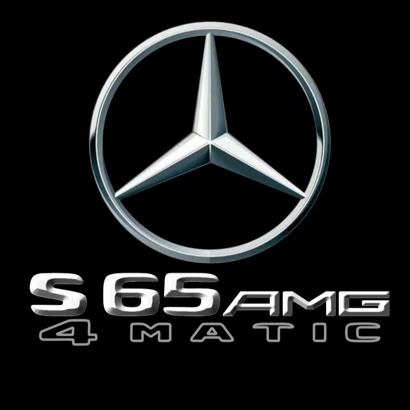 أضواء بروجكتور شعار MERCEDES BENZ رقم 03 (الكمية 1 = 1 مجموعة / 2 أضواء باب)
