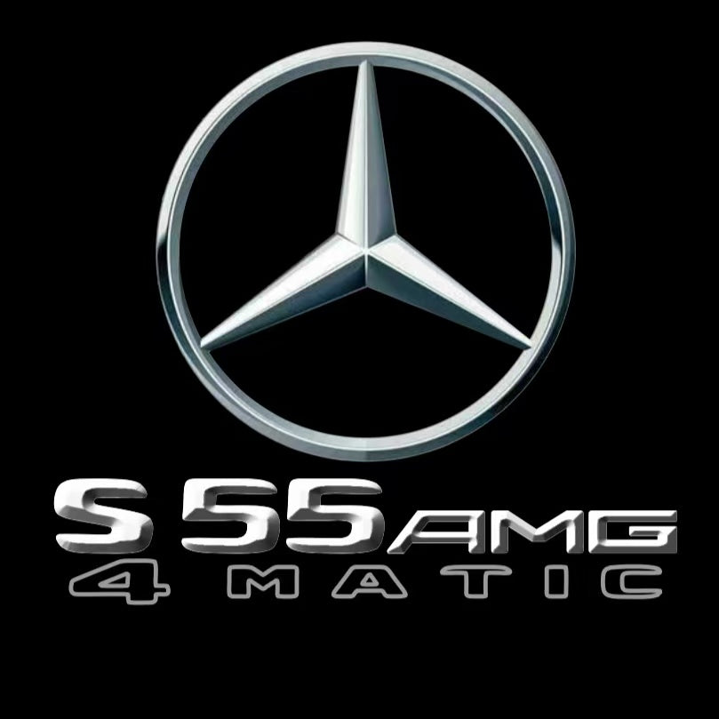 MERCEDES BENZ LOGO PROJECTOT LIGHTS Nr.03 (cantidad 1 = 1 juego/2 luces de puerta)