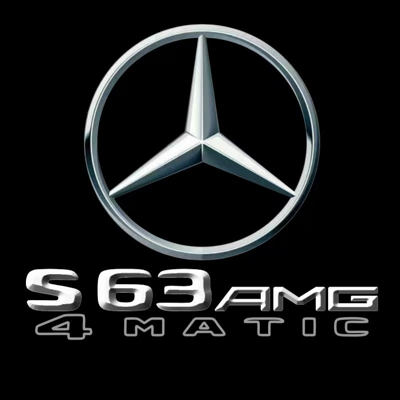 MERCEDES BENZ LOGO PROJECTOT LIGHTS Nr.03 (cantidad 1 = 1 juego/2 luces de puerta)