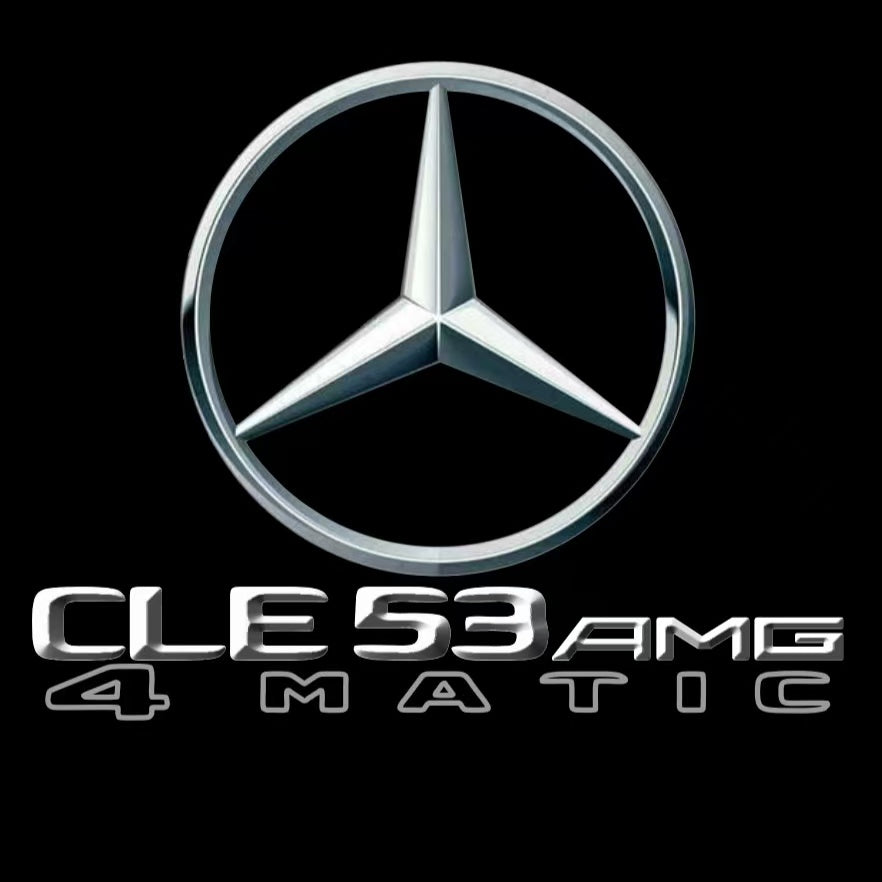 MERCEDES BENZ LOGO PROJECTOT LIGHTS Nr.03 (cantidad 1 = 1 juego/2 luces de puerta)