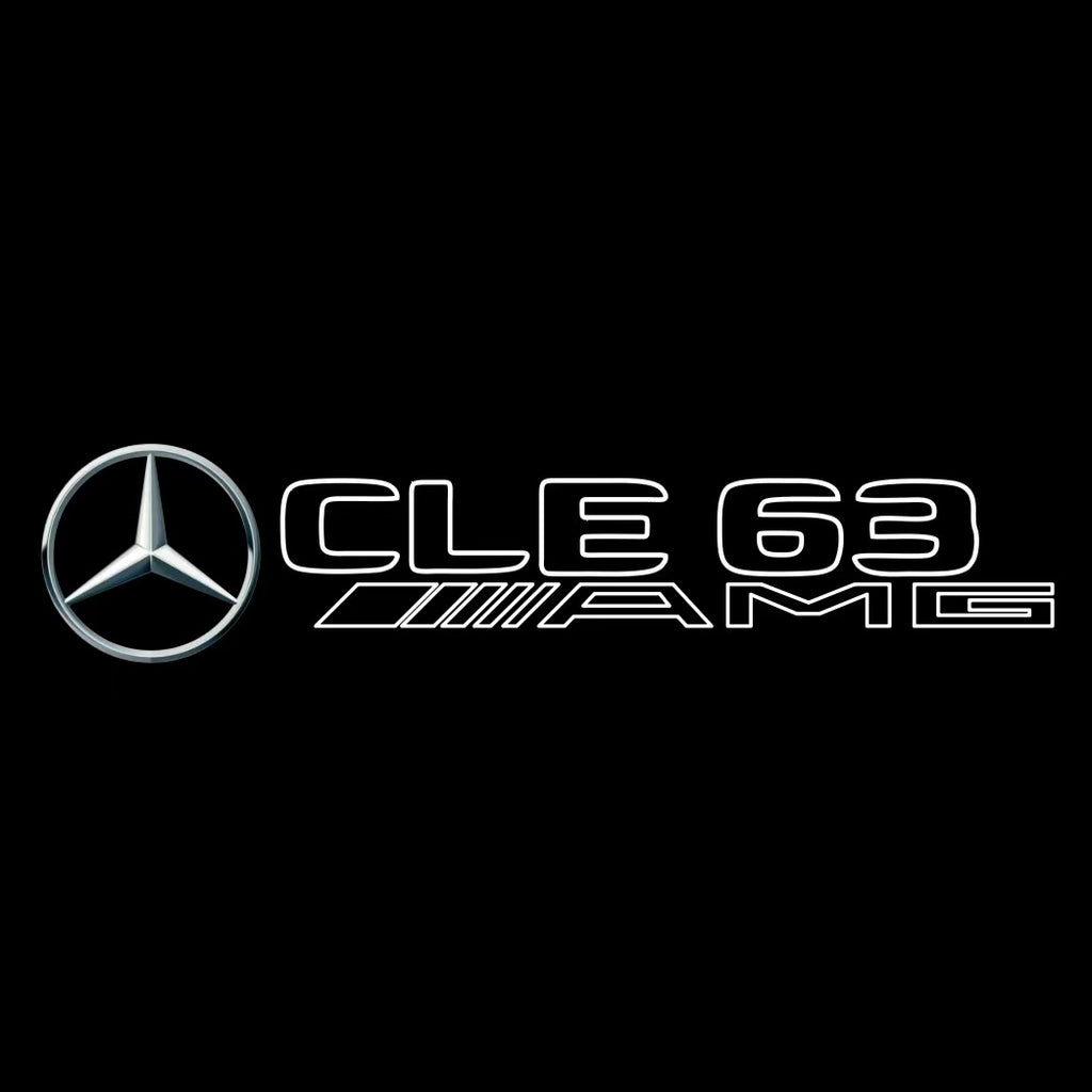LUCI PROIETTORI LOGO MERCEDES BENZ Nr.03 (quantità 1 = 1 set / 2 luci porta)