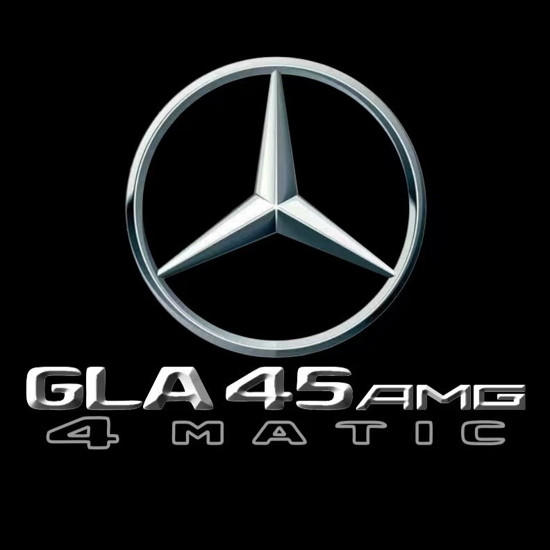 أضواء بروجكتور شعار MERCEDES BENZ رقم 03 (الكمية 1 = 1 مجموعة / 2 أضواء باب)