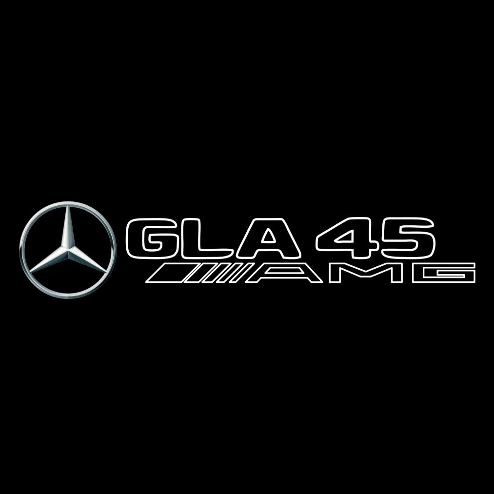 أضواء بروجكتور شعار MERCEDES BENZ رقم 03 (الكمية 1 = 1 مجموعة / 2 أضواء باب)