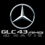 أضواء بروجكتور شعار MERCEDES BENZ رقم 03 (الكمية 1 = 1 مجموعة / 2 أضواء باب)