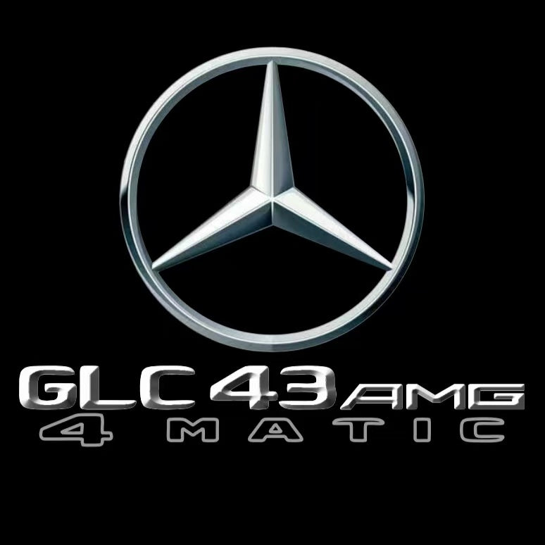 أضواء بروجكتور شعار MERCEDES BENZ رقم 03 (الكمية 1 = 1 مجموعة / 2 أضواء باب)