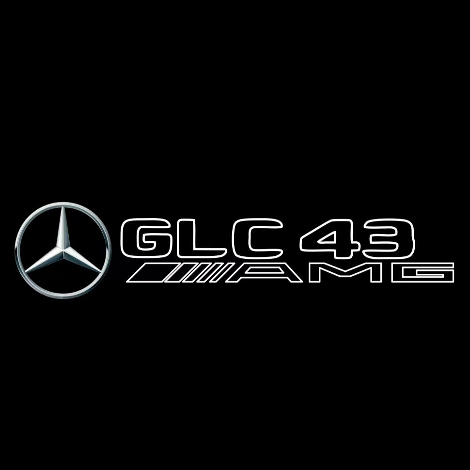 أضواء بروجكتور شعار MERCEDES BENZ رقم 03 (الكمية 1 = 1 مجموعة / 2 أضواء باب)