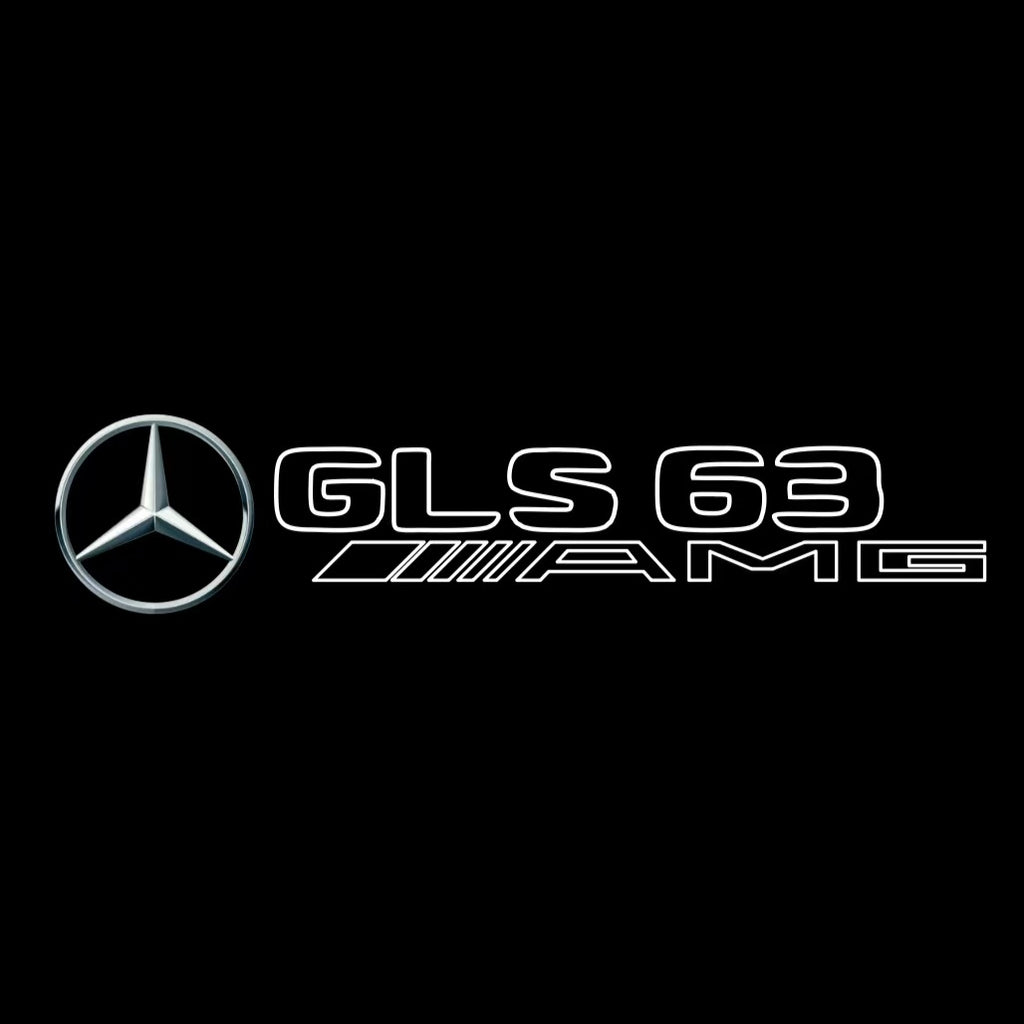 أضواء بروجكتور شعار MERCEDES BENZ رقم 03 (الكمية 1 = 1 مجموعة / 2 أضواء باب)