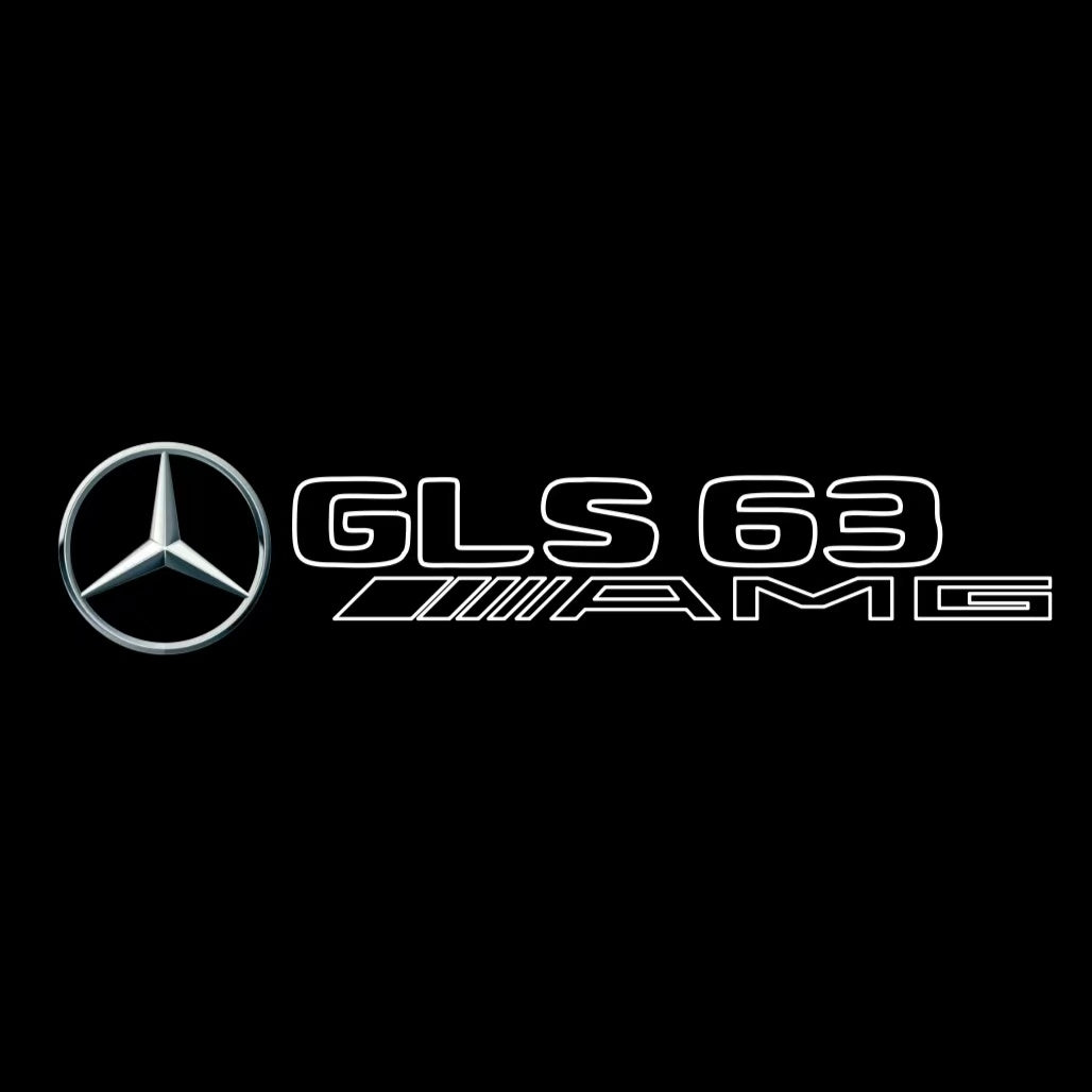 أضواء بروجكتور شعار MERCEDES BENZ رقم 03 (الكمية 1 = 1 مجموعة / 2 أضواء باب)