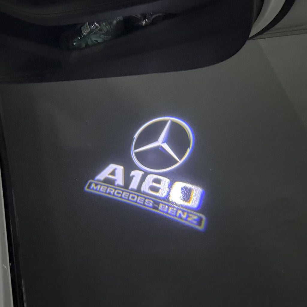 MERCEDES BENZ A180  LOGO PROJECTOR LIGHTS  (quantity 1 = 1 sets/2 door lights)Nr.03f014