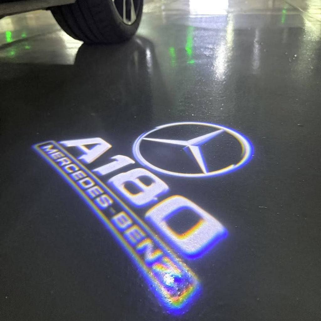 MERCEDES BENZ A180  LOGO PROJECTOR LIGHTS  (quantity 1 = 1 sets/2 door lights)Nr.03f014