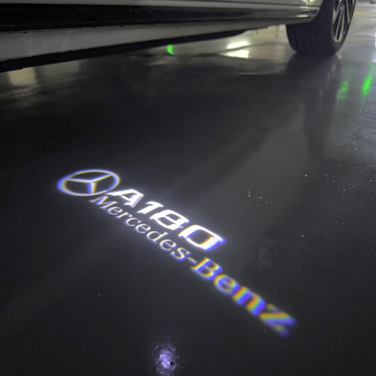 MERCEDES BENZ A180  LOGO PROJECTOR LIGHTS  (quantity 1 = 1 sets/2 door lights)Nr.03f013