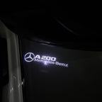 أضواء بروجكتور شعار MERCEDES BENZ رقم 03 (الكمية 1 = 1 مجموعة / 2 أضواء باب)