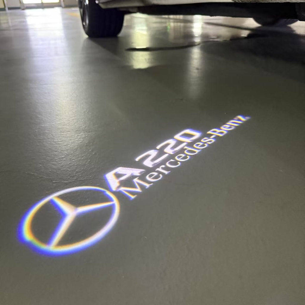 MERCEDES BENZ  A220  LOGO PROJECTOR LIGHTS  (quantity 1 = 1 sets/2 door lights)Nr.03f07