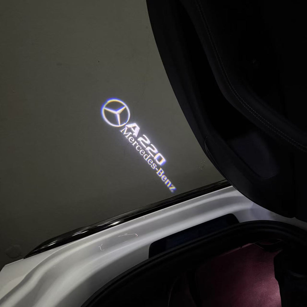 MERCEDES BENZ  A220  LOGO PROJECTOR LIGHTS  (quantity 1 = 1 sets/2 door lights)Nr.03f07